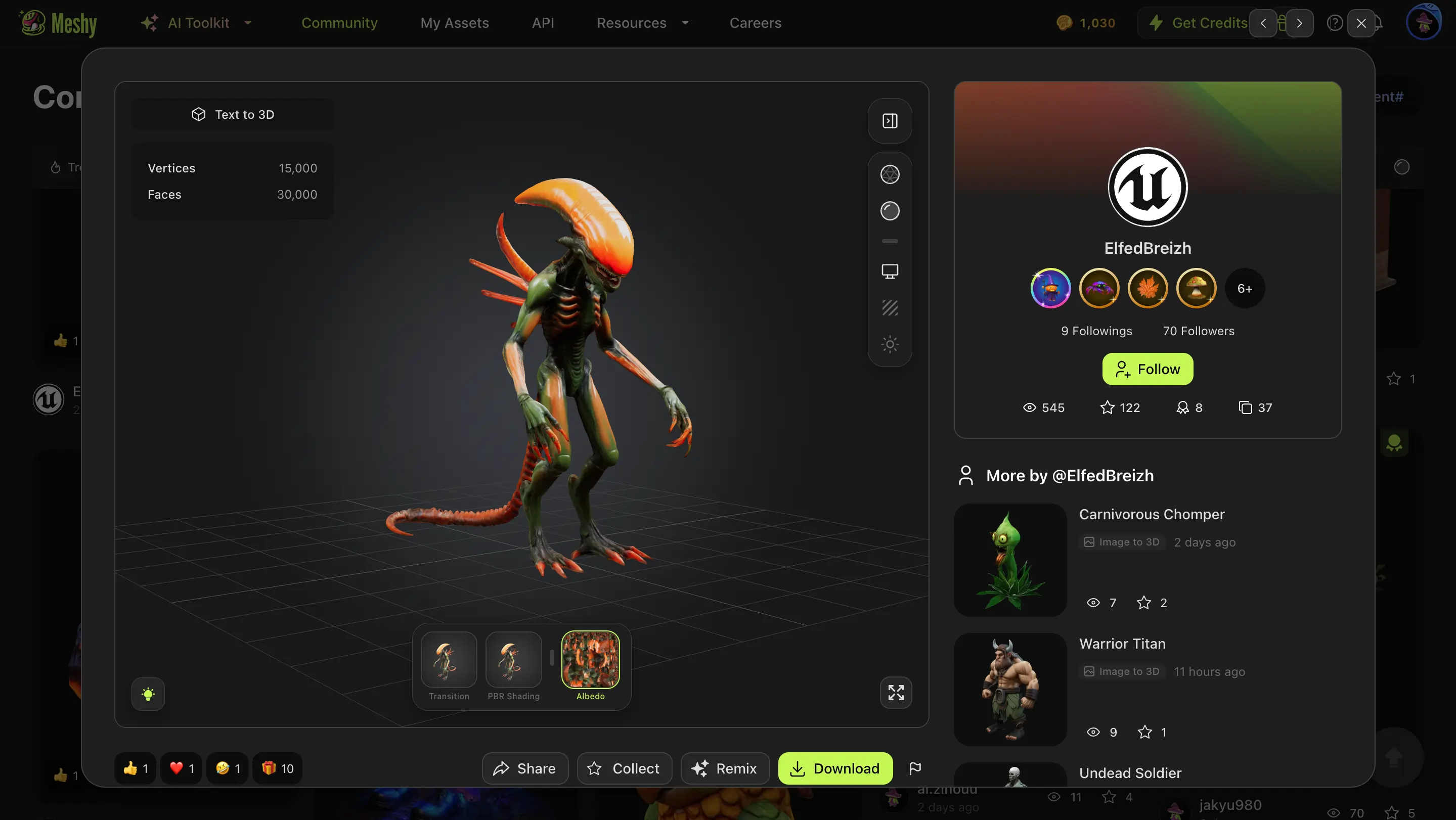Xenomorph Modell