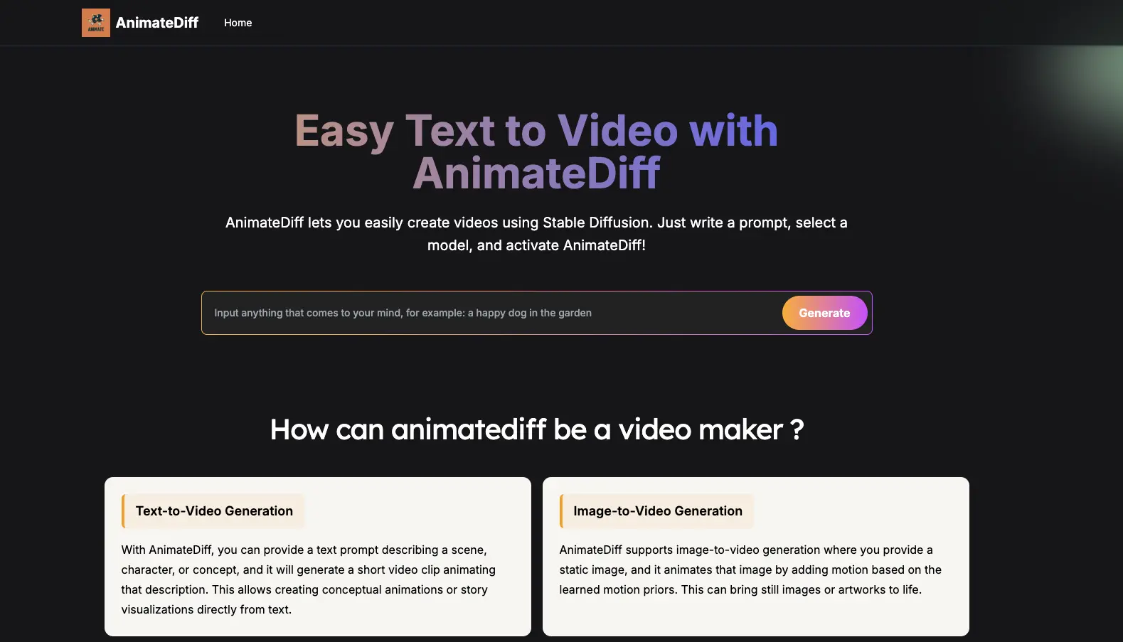 AnimateDiff AI dalam animasi menghasilkan urutan dinamis dari input teks dan gambar menggunakan AI