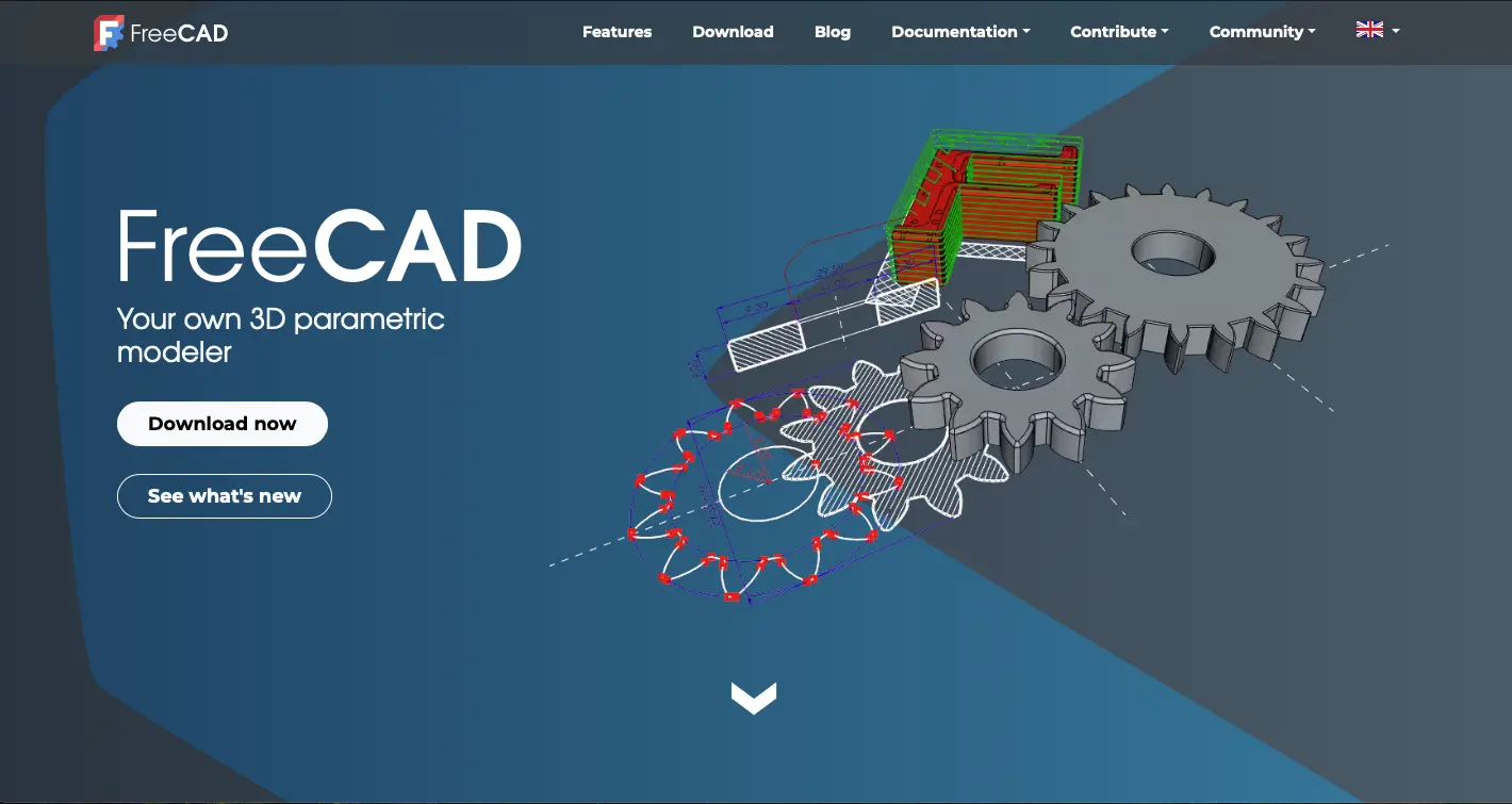 FreeCAD वेबसाइट