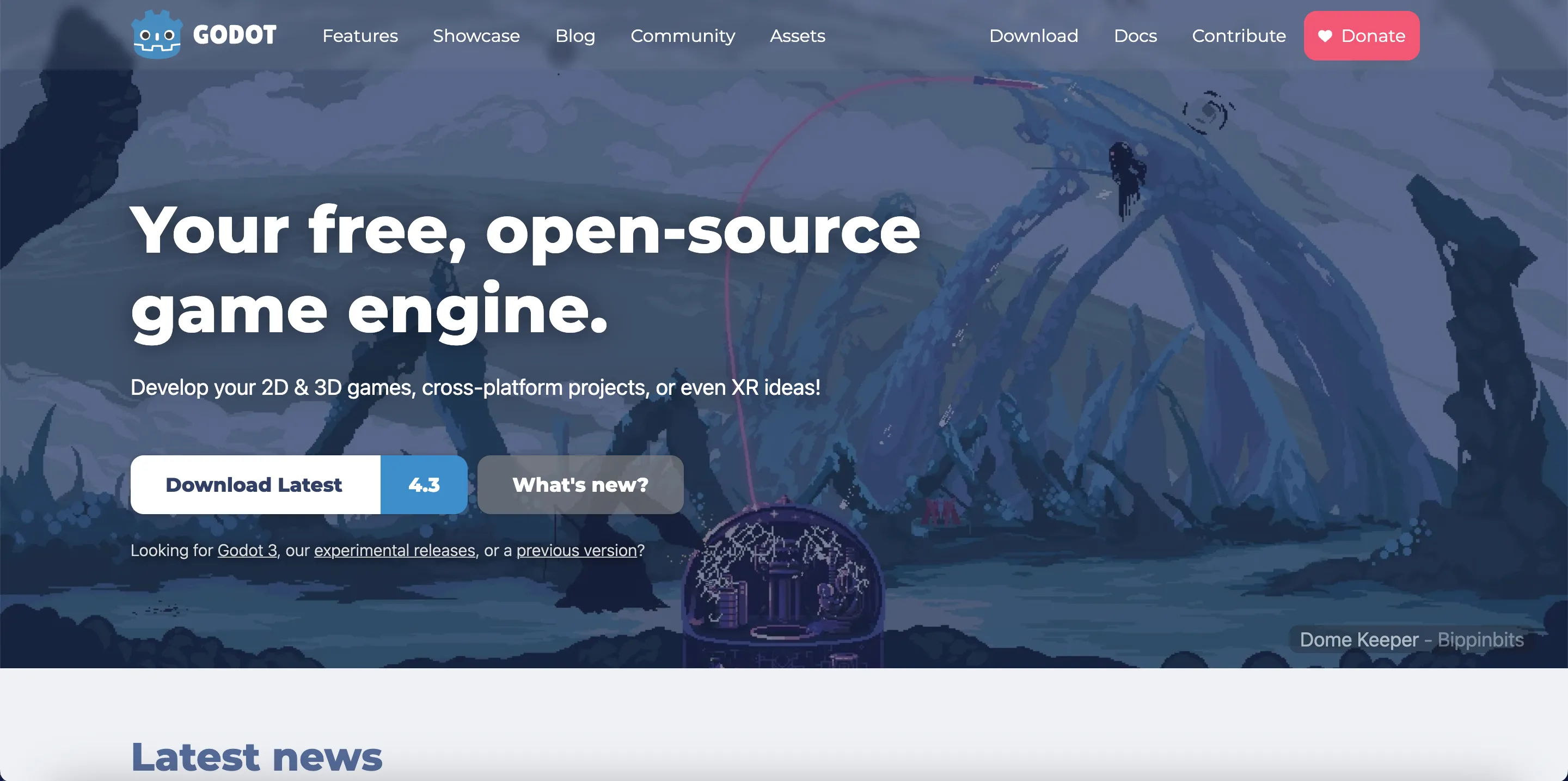 site-oficial-da-godot-engine