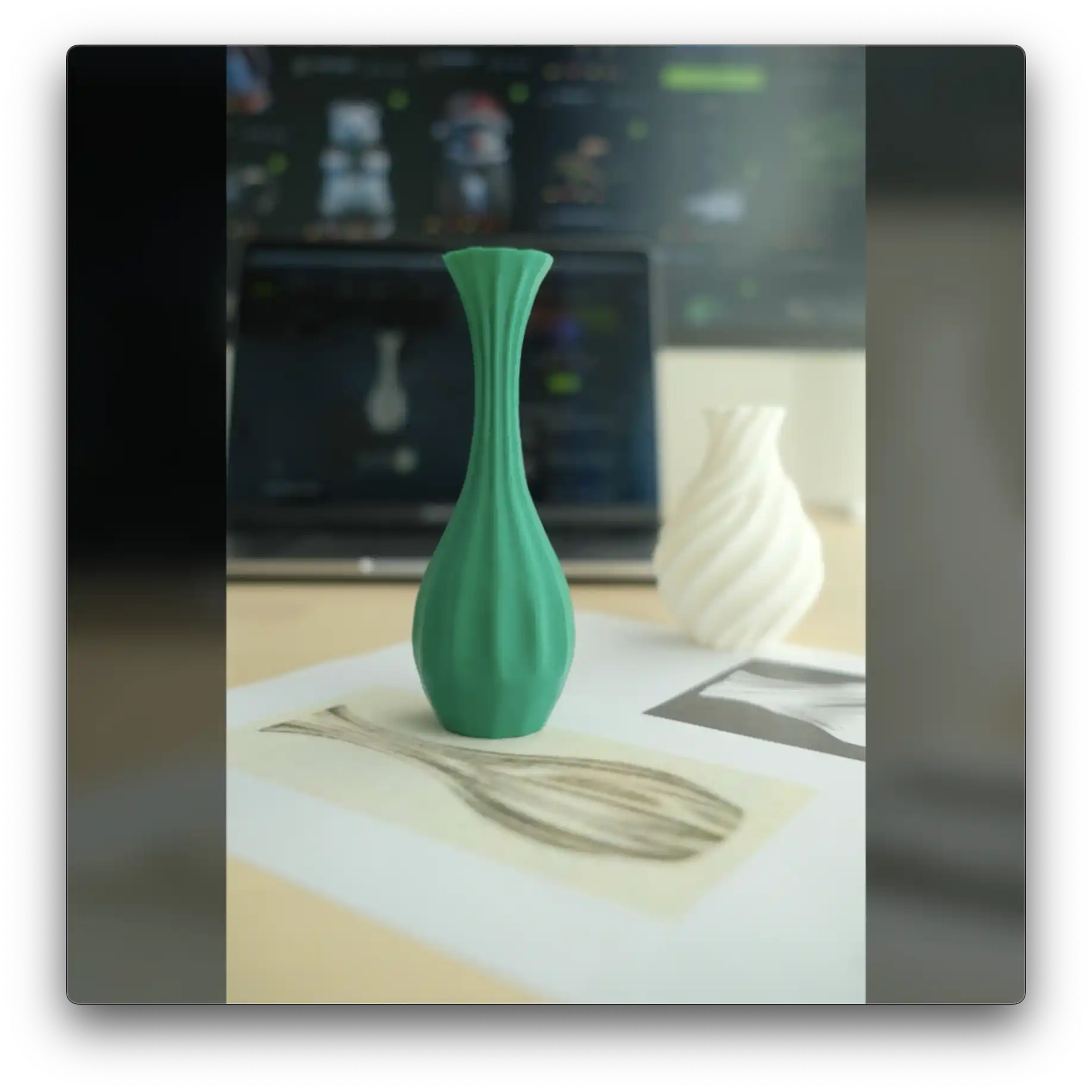 modèle 3D imprimé de deux vases