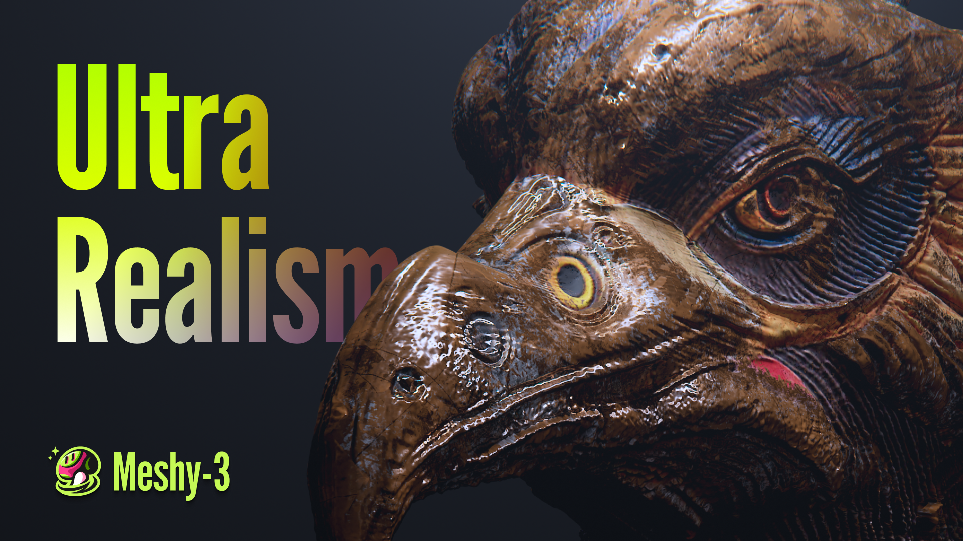 Meshy 3: Sculptures, PBR, and Image to 3D