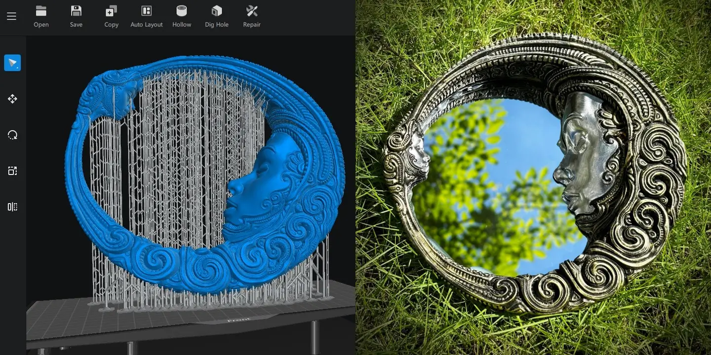 使用Chitubox打印的3D月球