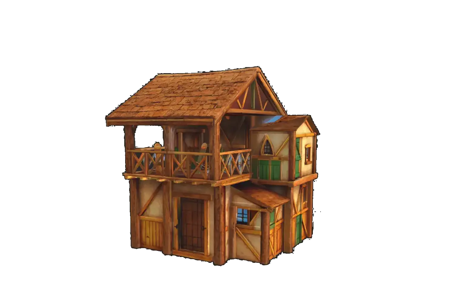 Medieval Small House, ancient, best quality, 4k, trending on artstation
