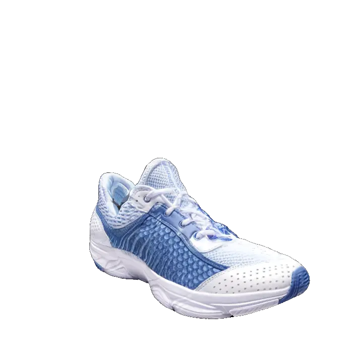 Sneaker, blue and white