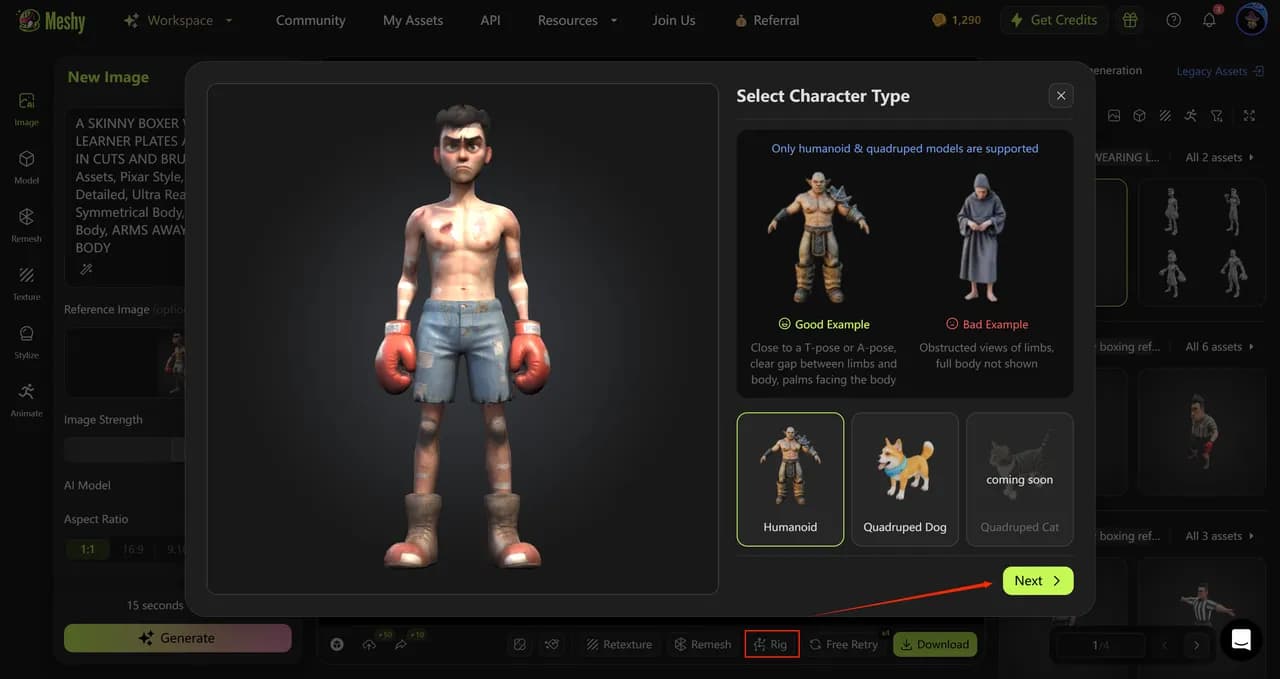 How to Animate a Character Using Meshy Without Rigging Headaches - Blog ...