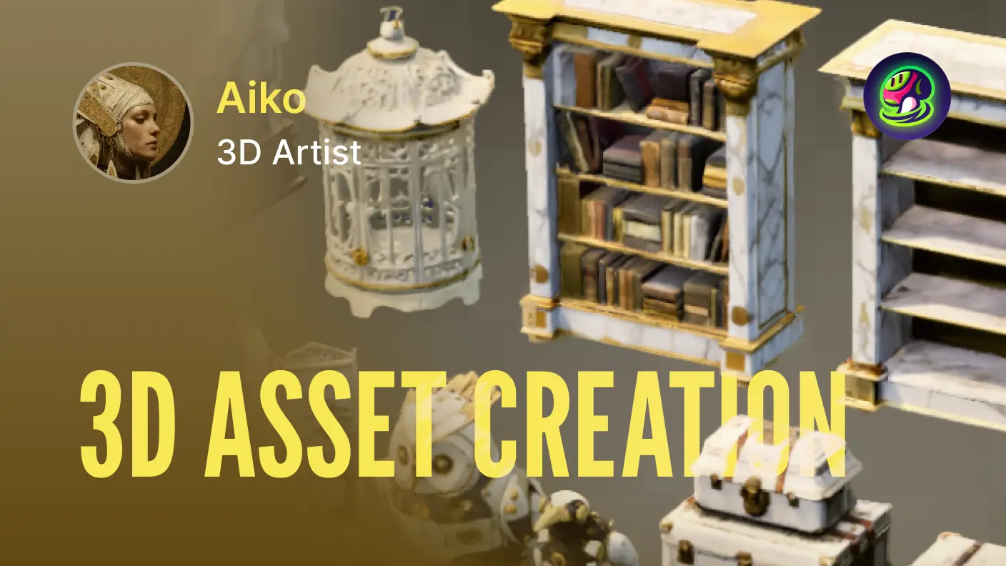 Stylized Antiquity 3D Creation: How Aiko Uses Meshy & Prompt Engineering for Style Consistency